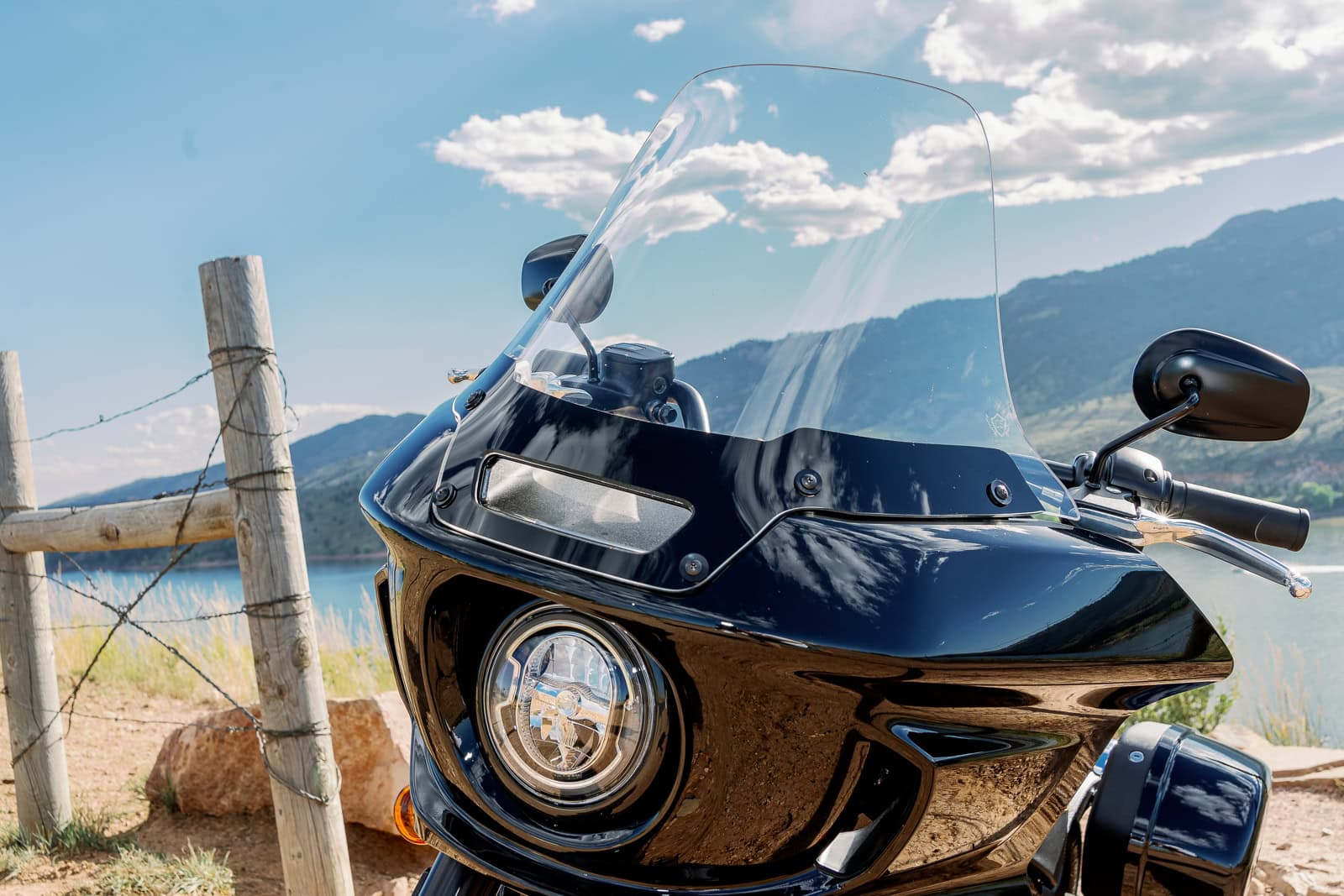 Pro Ride Low Windshield Harley-Davidson® FXLRST Low Rider ST Windshield | Clearview Shields